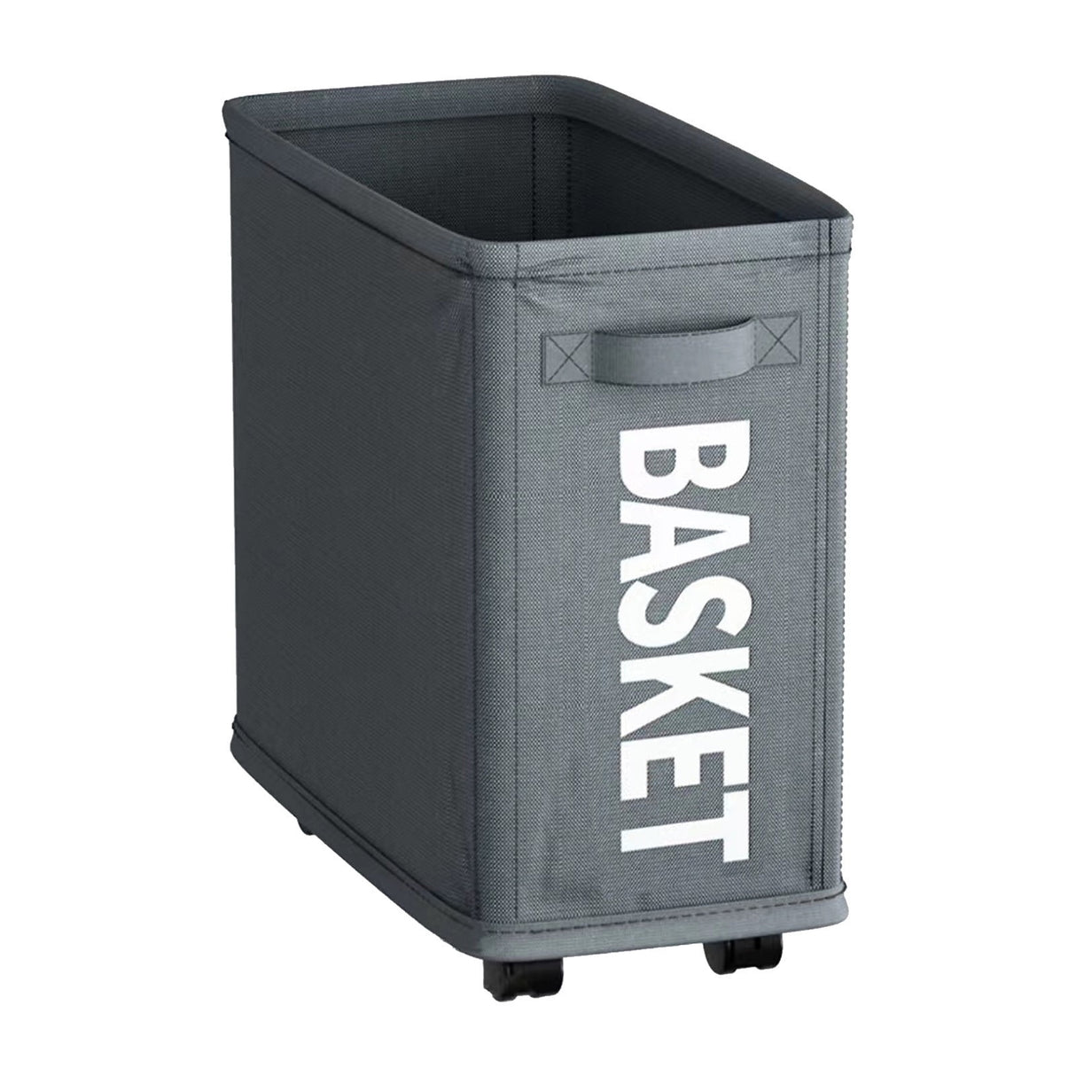 Darzheoy Laundry Baskets with Wheels and Handle, Collapsible Laundry Baskets, Clothes Laundry Basket with Removable Wash Bags for College Dorm, Rolling Laundry Hamper Dark Gray