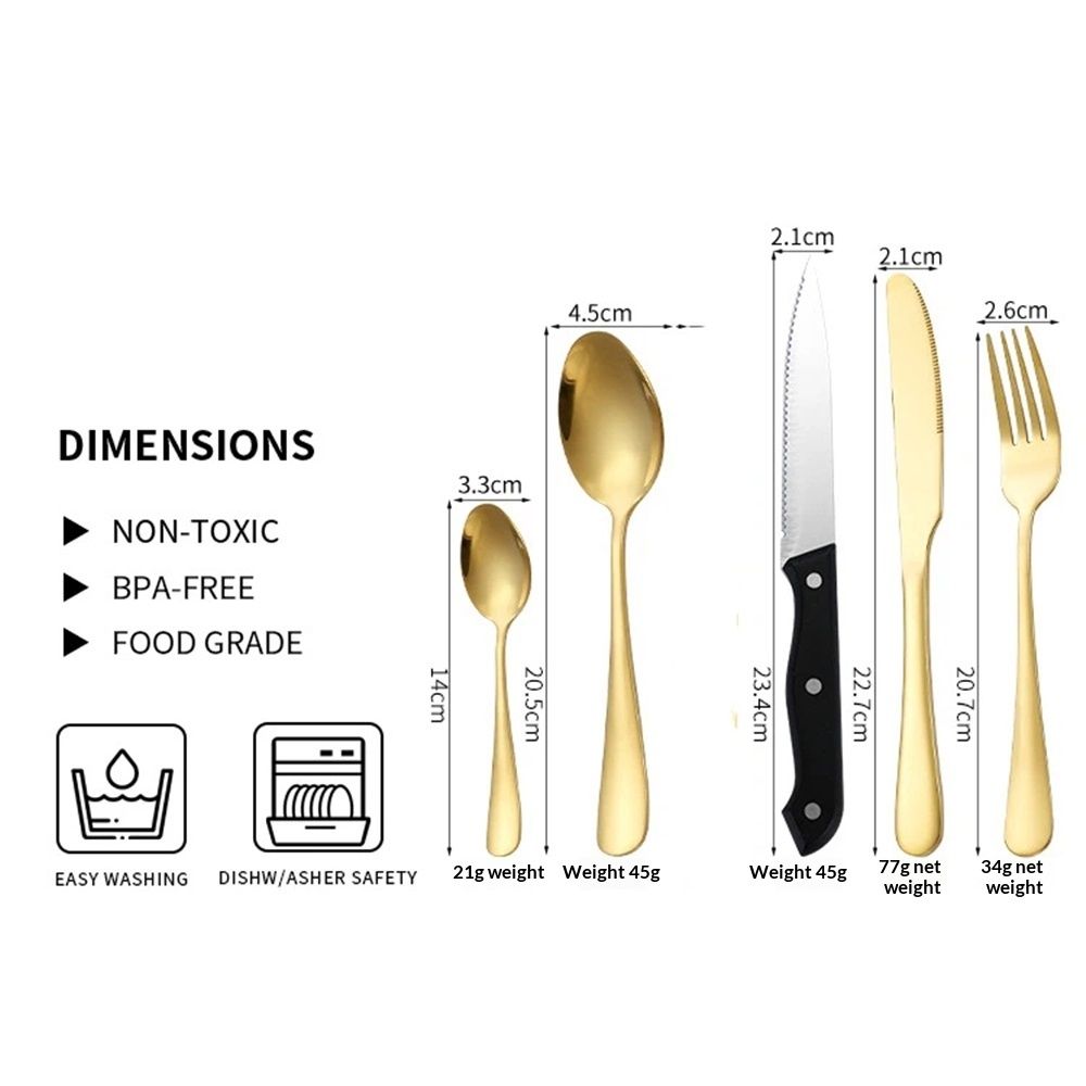 Camping Utensil Set, Camping Silverware Set for 2, Reusable Travel Cutlery with Case Include Knife Fork Spoon Dish