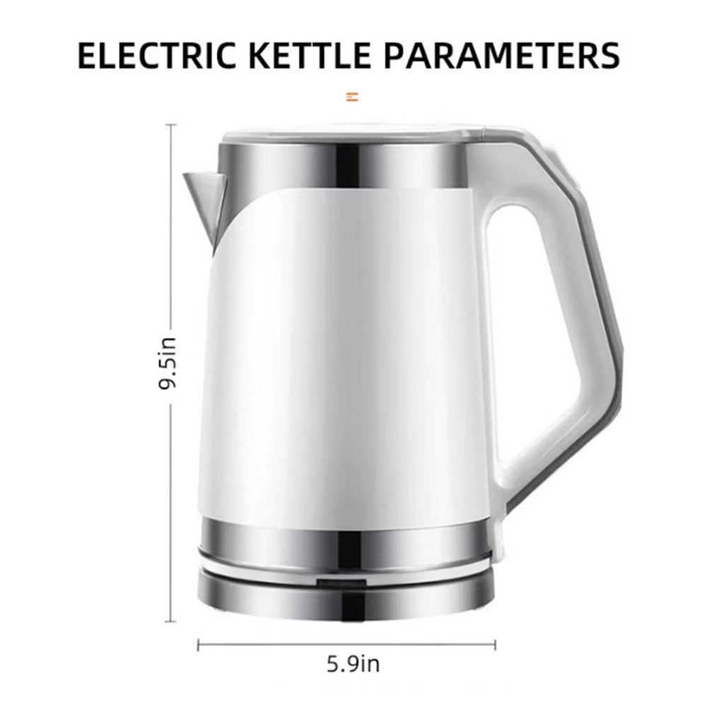 2L electric kettle Double-layer anti-ironing household electric kettle Large capacity electric kettle automatically power off