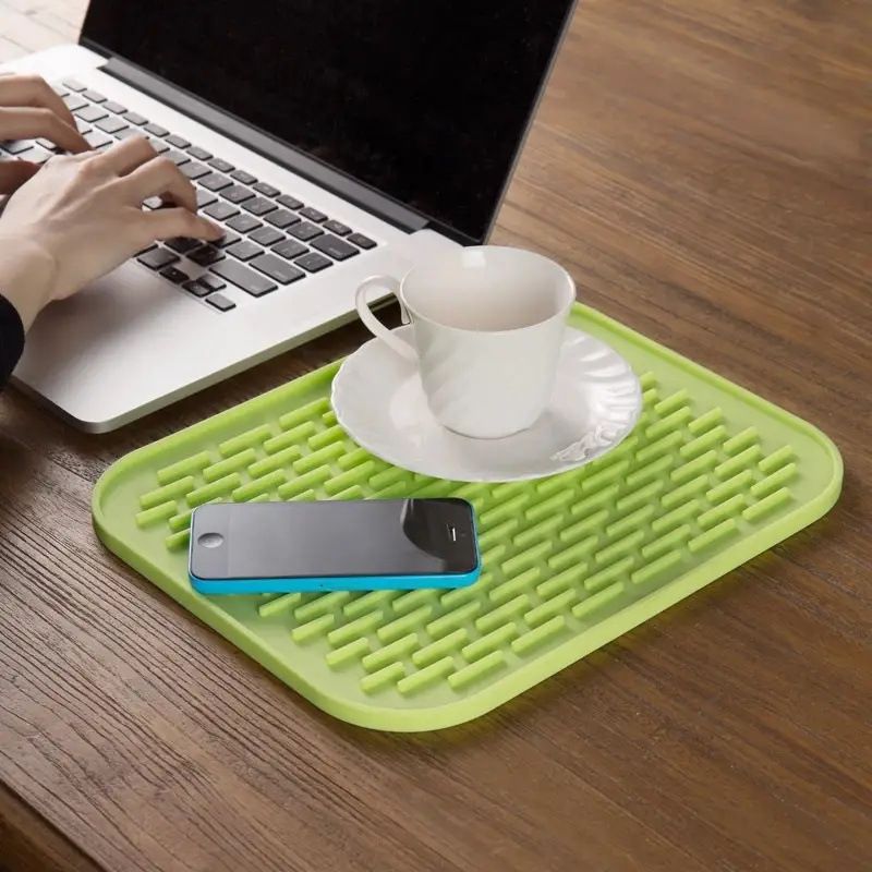 Silicone Mat Silicone Pot Mat Halloween Funnel Rice Steamer Silicone Table Mats Silicone Cushion Silicone Pot Pad Silicone(2pcs)