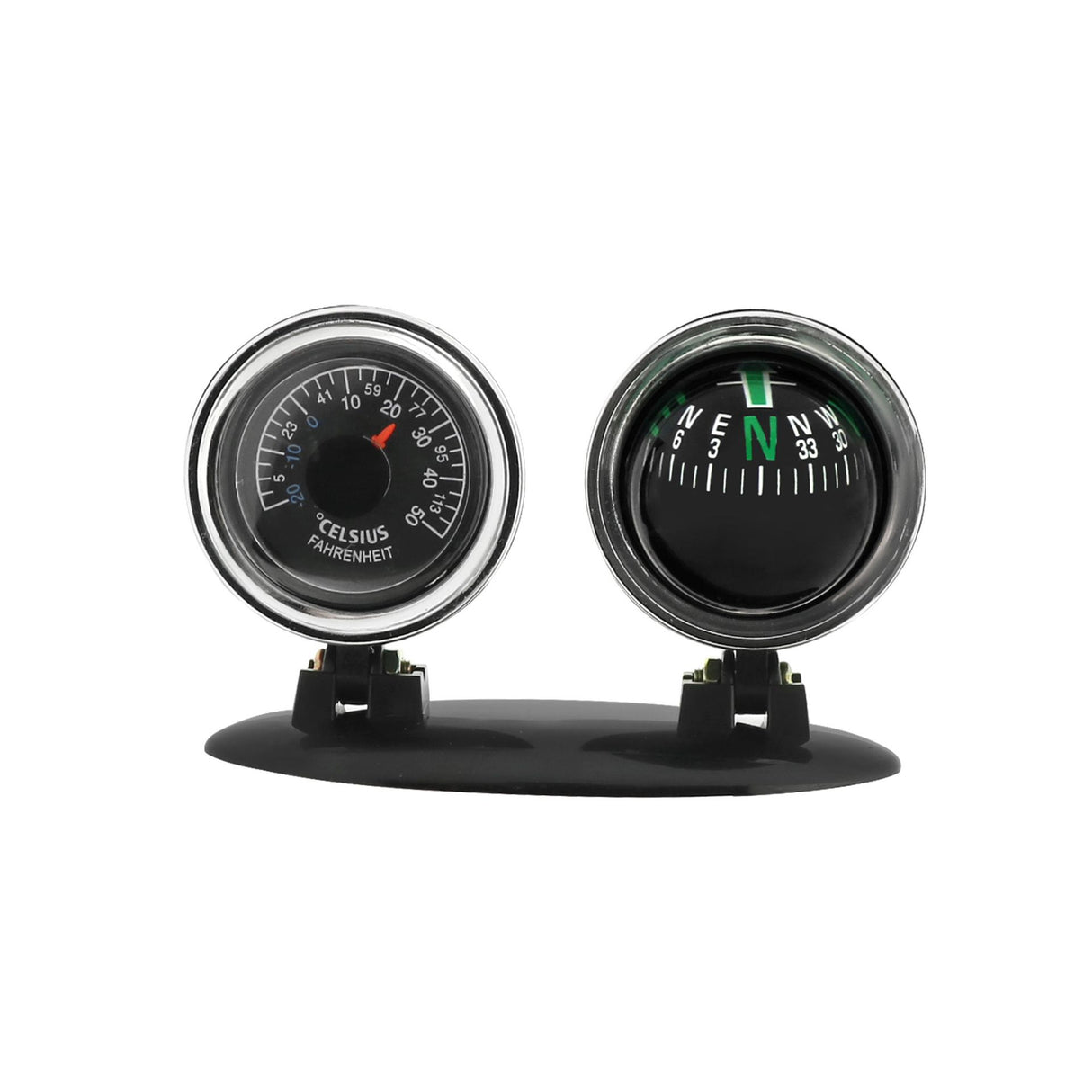 Car Compass 3 in 1 High Precision Car Dashboard Compass Guide Ball Dash Outdoor Guide Ball Marine Navigation Balance for Cars
