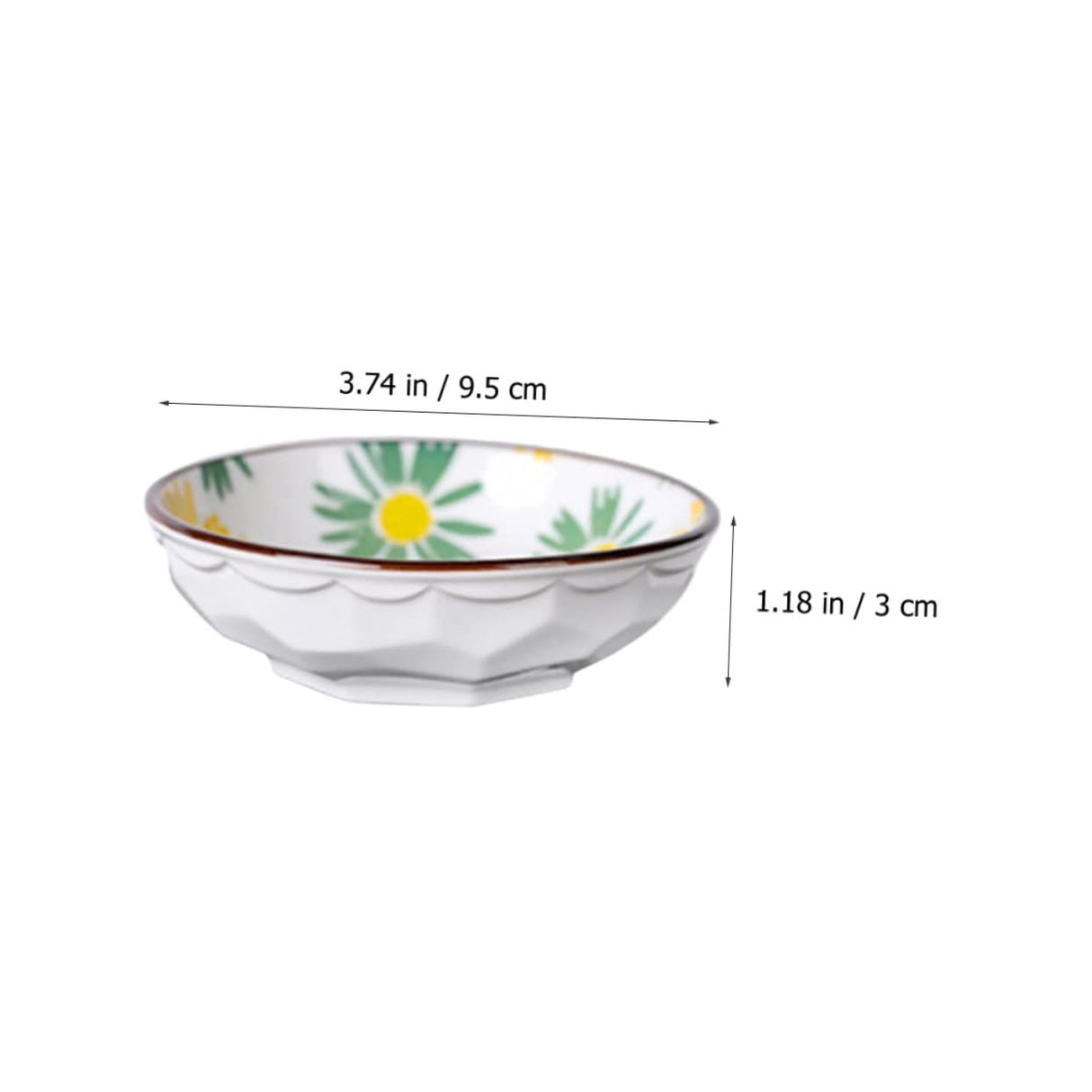 Mini Dip Plates Soup Bowl Sauce Dish Appetizer Serving Tray Side Dish Bowl Chip Dip Dish Snack Plates Fruit Seasoning Dish Small