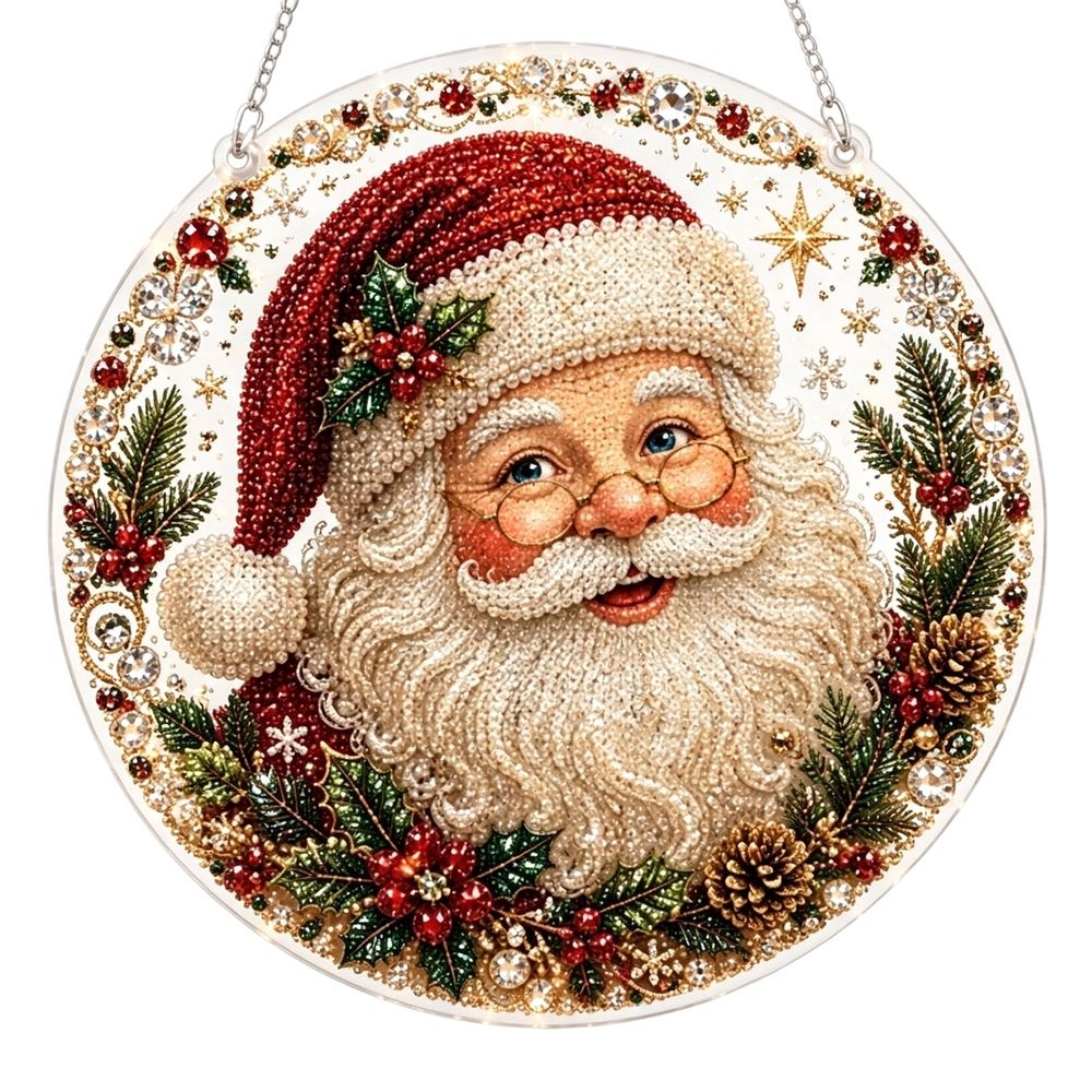 Christmas Pearl Art DIY Kit, Cute Diamond Painting Crafts for Adults, Fall Home Decor Wall Art Painting Kit for DIY Lover Present.G