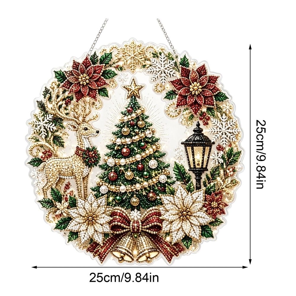 Christmas Pearl Art DIY Kit, Cute Diamond Painting Crafts for Adults, Fall Home Decor Wall Art Painting Kit for DIY Lover Present.G