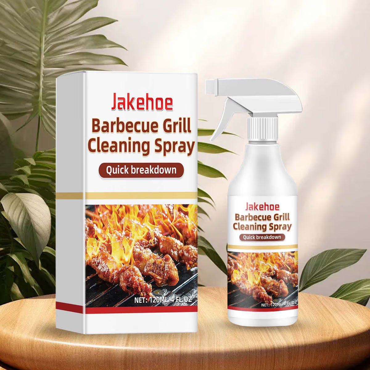 Grill and Grate Cleaner Spray:Cleans and Degreases BBQ Cooking Grates and Racks, Pellet and Electric Smokers