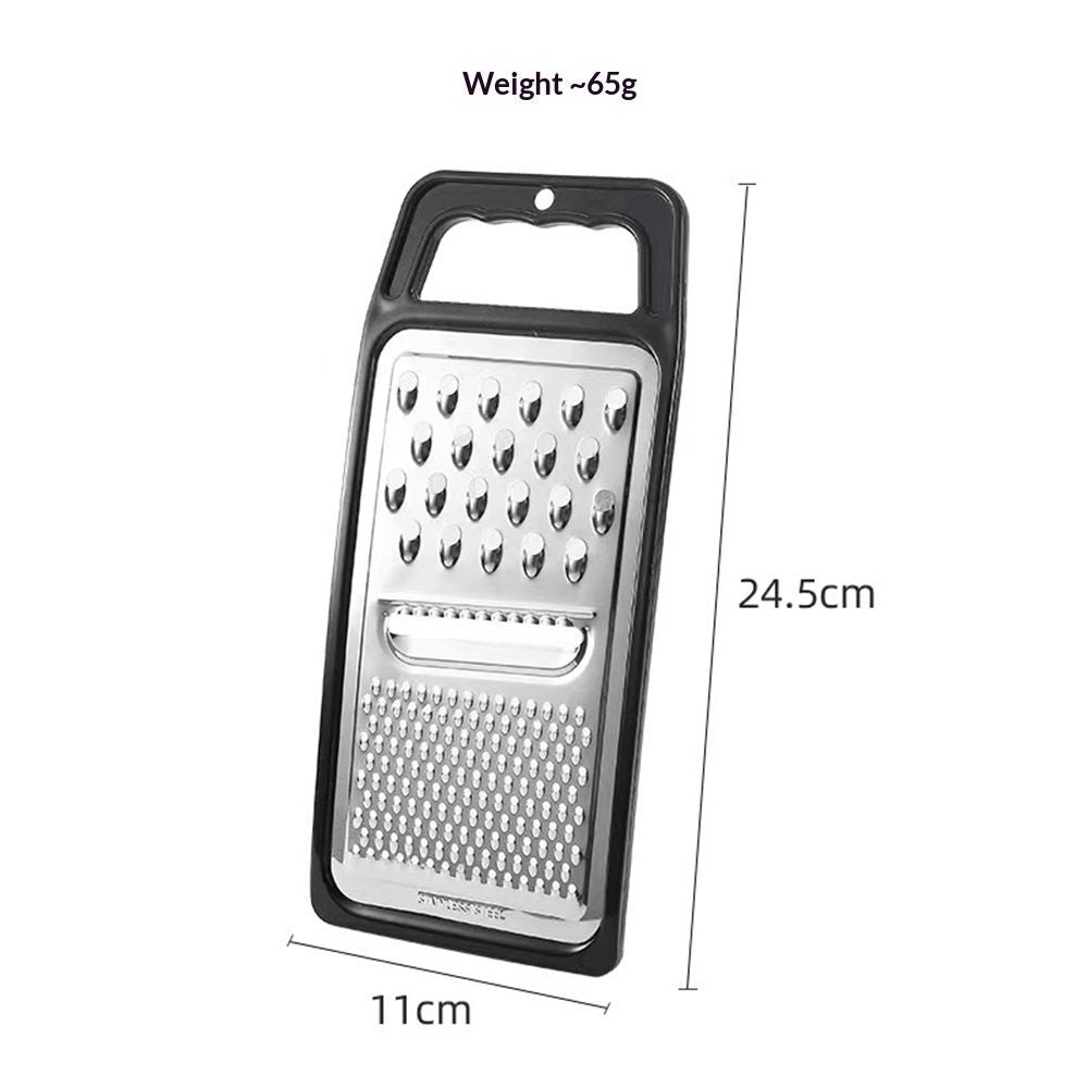 Multifunctional Multi-functional Stainless Steel Grater Vegetables and Cheese Cutter Potato Chopper Fruit Peeler Home Kitchen Accessories(Black)