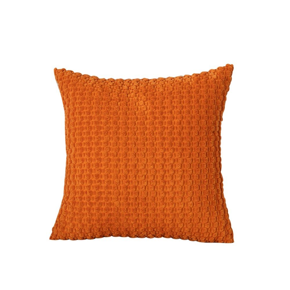 Throw Pillow Covers 18*18Set of 2 Fall Pillow Covers, Decorative Throw Pillows for Couch, Bed, and Home Decor(tangerine orange)