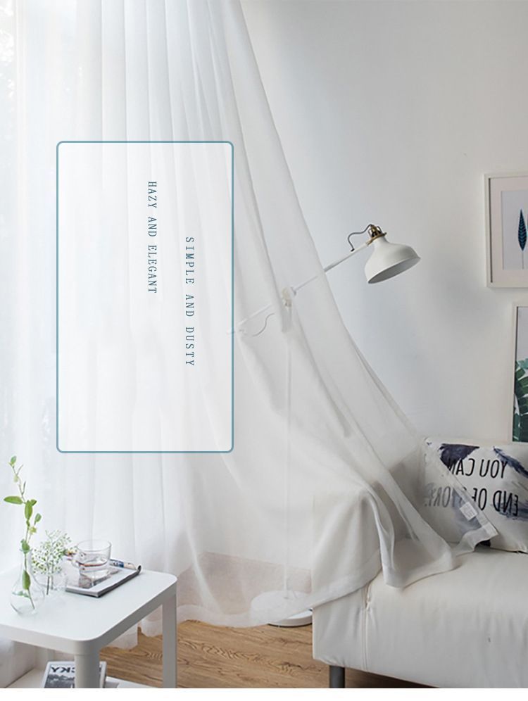 2 Pack Semi Blackout Sheer Curtains Gray