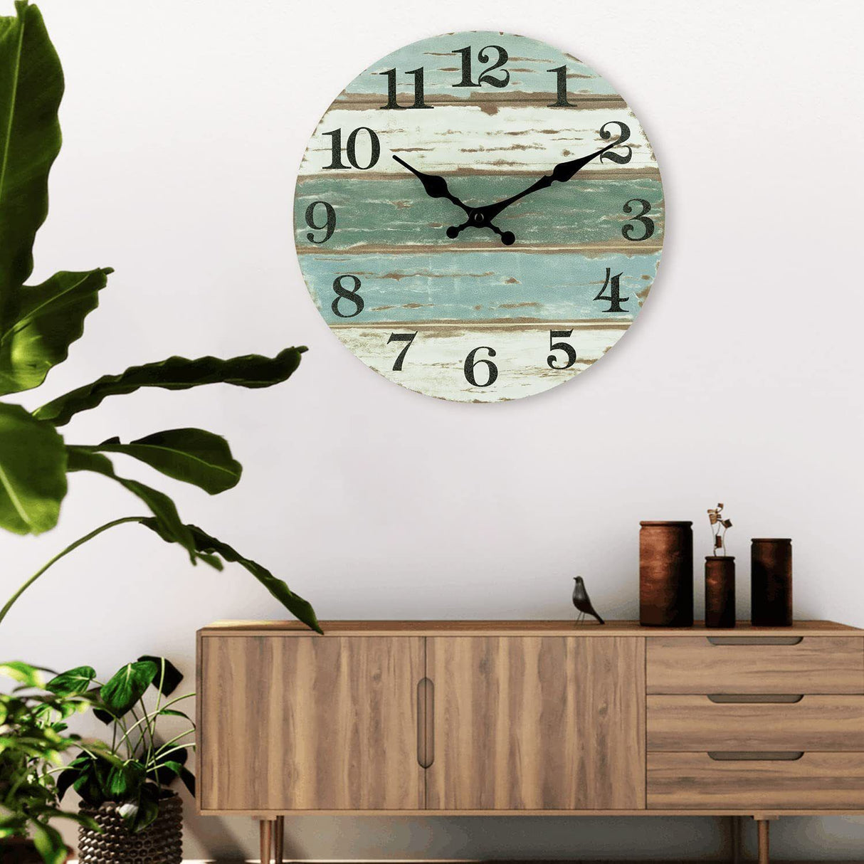 Wooden Wall Clock No.13, 10 Inch