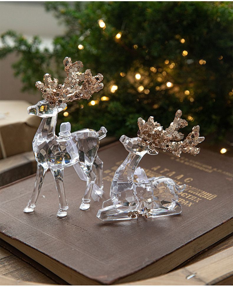 2pcs Wreath Christmas Ornament Props