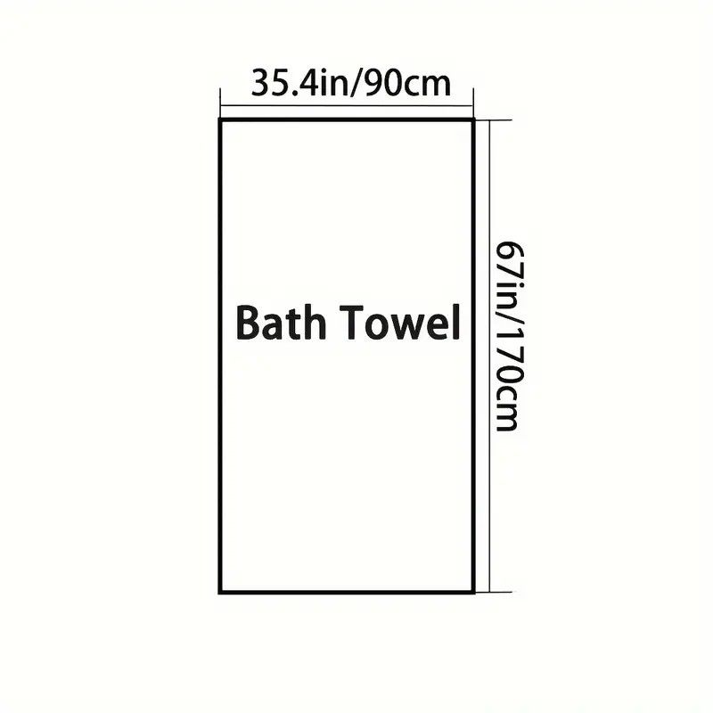 Modern Pineapple Grid Design Ultra-Soft Coral Fleece Bath Towel|90x170cm Extra Thick Strong Absorption, Suitable for Bathroom, Gym, Hotel, and Home Use.(white)