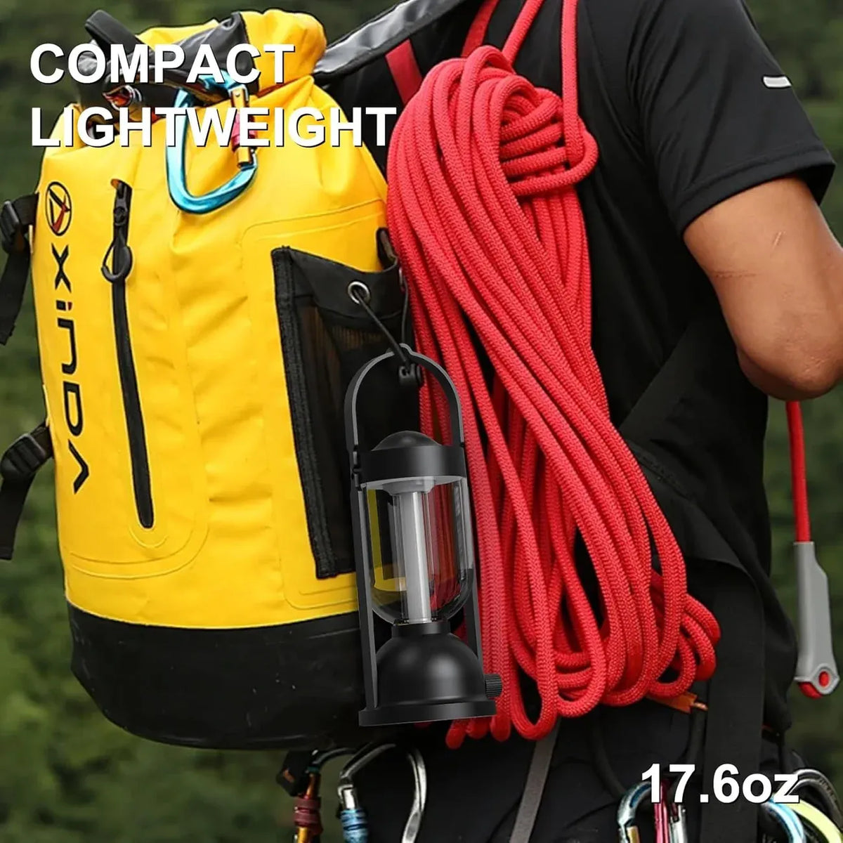Retro Camping Lantern, 200 Lumens Stepless Dimming, 24h Long Battery Life, Essential for Outdoor Ambiance & Emergency!
