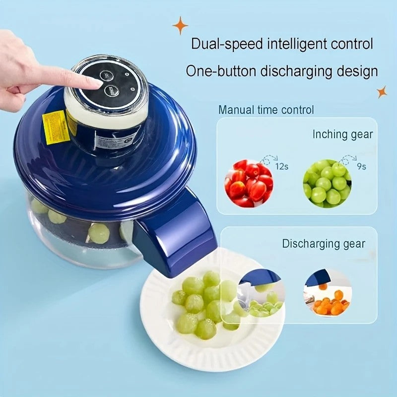 Electric Fruit Peeler Automatic Peeling Machine for Grapes, Cherry Tomatoes, and Garlic Multifunctional Kitchen Tool