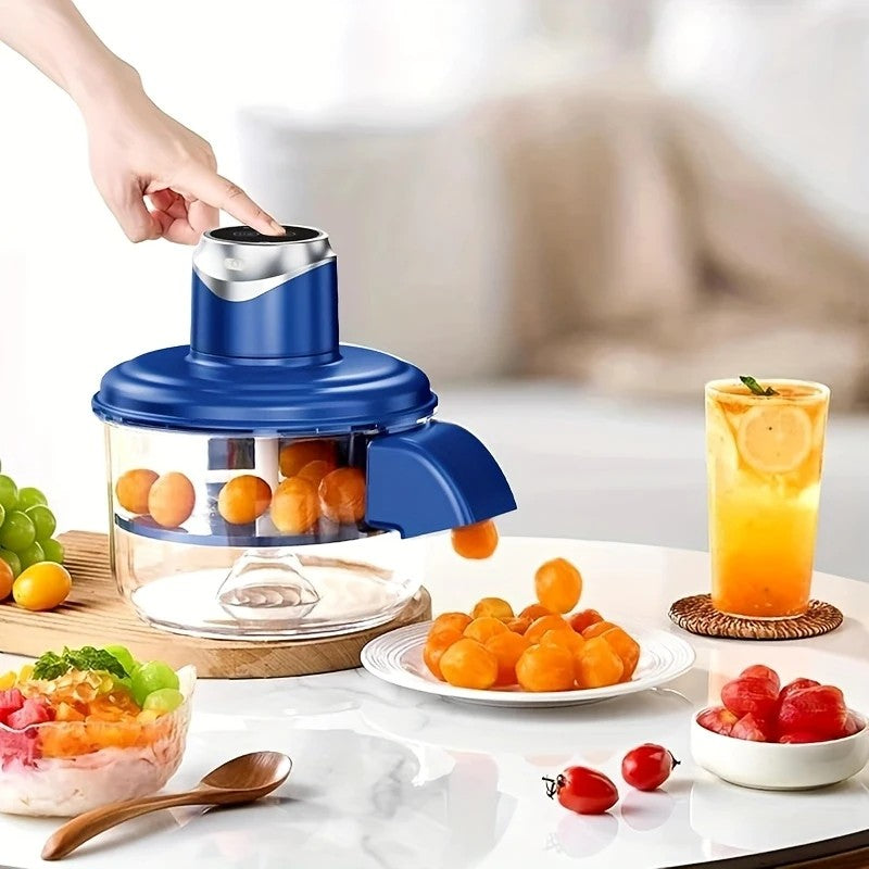 Electric Fruit Peeler Automatic Peeling Machine for Grapes, Cherry Tomatoes, and Garlic Multifunctional Kitchen Tool