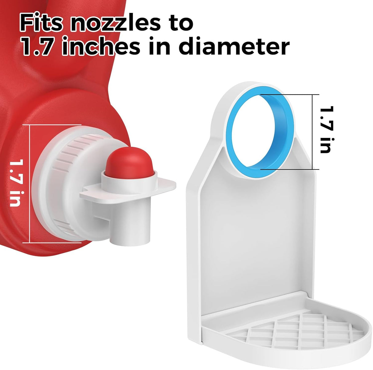 Laundry Detergent dispenser Cup Holder,Nozzle Upgraded Labor-Saving Switch Easily No More runny or Messy Laundry Detergent, Laundry Cup Holder and drip Tray room organizati and storage