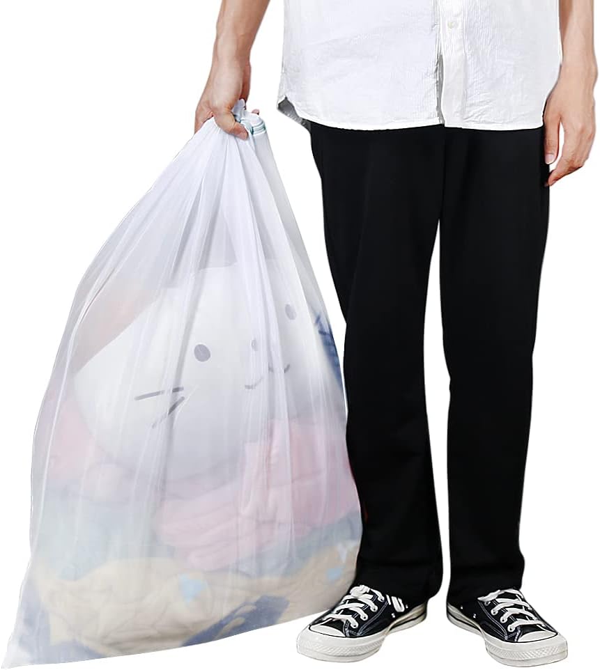 Extra Large Mesh Laundry Bags, 2 Pack 43 x 35 inch Jumbo Delicates Bag for Washing Machine, Large Mesh Bags for Delicates, Coats, Blankets, Bedding, Toys, Pet Items
