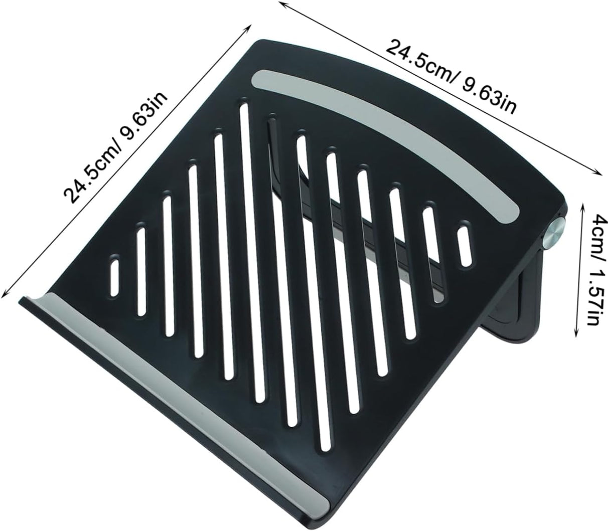 Adjustable Laptop Stand 24x24x4cm Multi-Use Tablet Holder Portable Ergonomic Desk Stand Pink