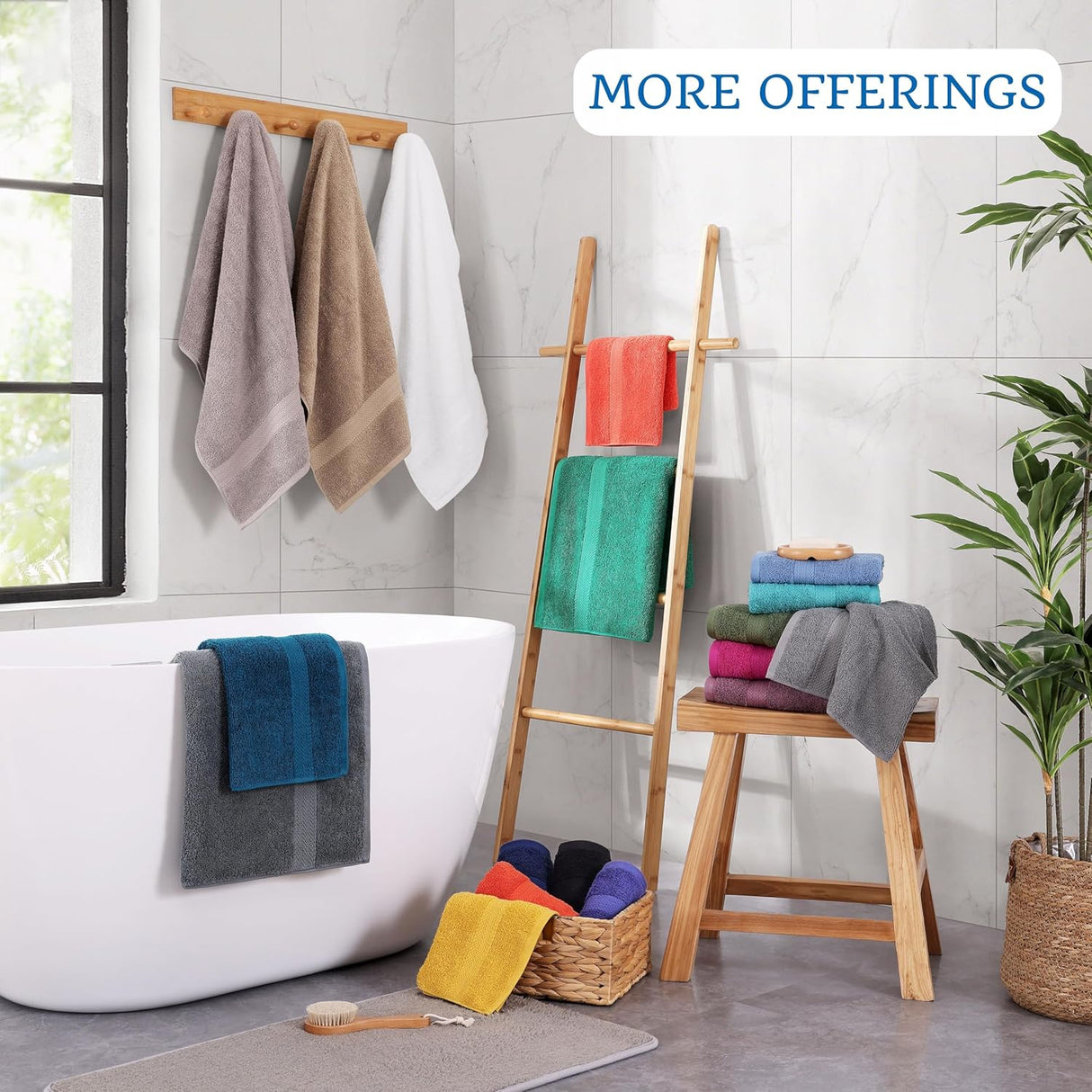 Bath Sheets Bathroom Towel Set- 2 Pack 100% Cotton Extra Large Bath Towels, Oversized Bath Towels, Luxury Bath Towels Large Bathroom Set, Shower Towels Bath Towel Sets for Bathroom, 35x66 - Allure
