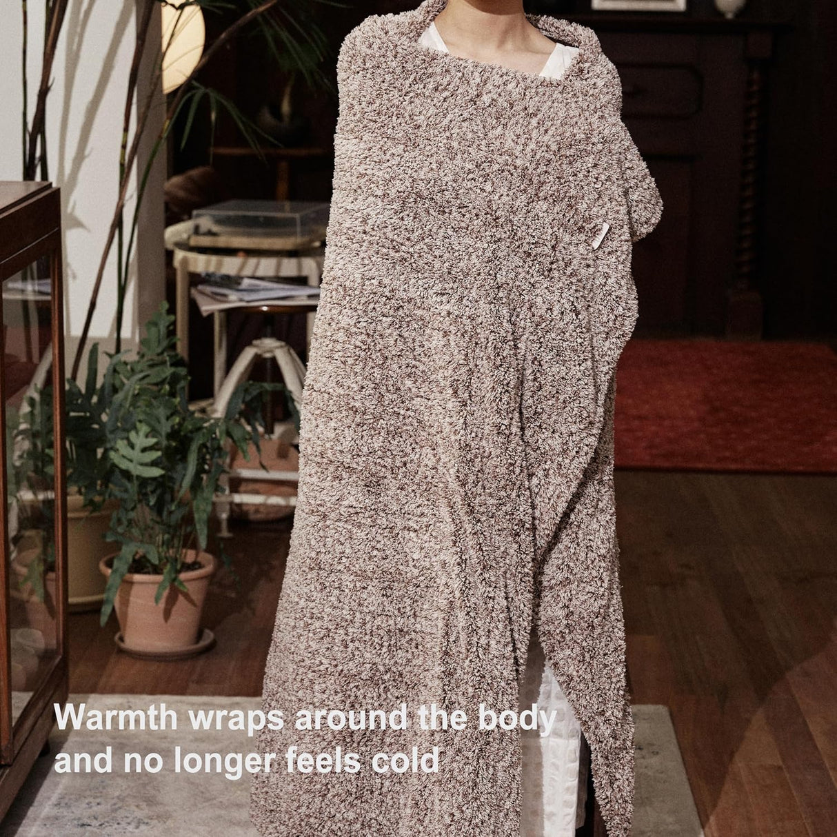 Heated Blanket Electric Throw 50" x 60" -Heated Throw Blanket with 5 Heating Levels & 3 Hours Auto Off,Machine Washable,ETL & FCC Certification,Over-Heat Protect(Racoon)