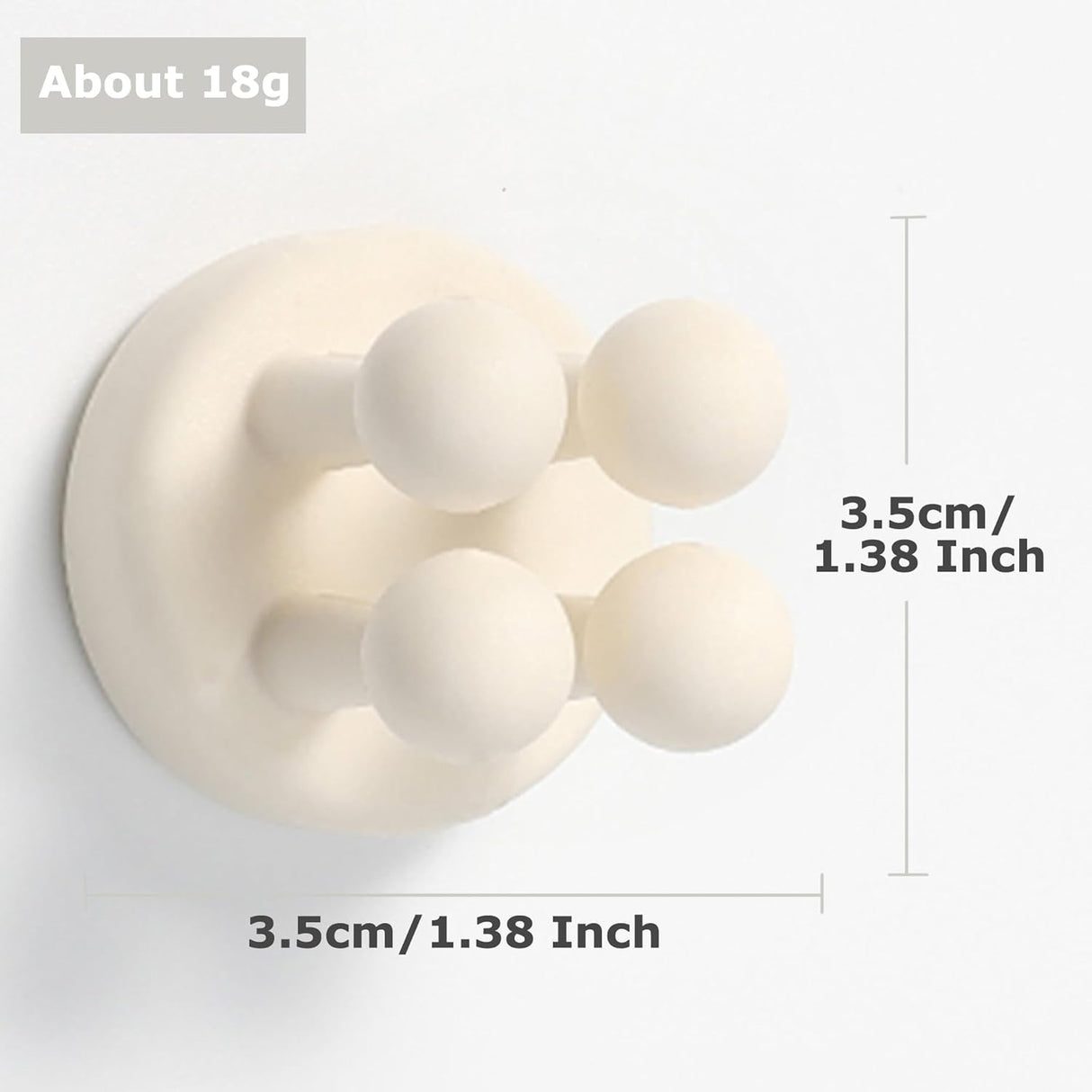 4 pcs Silicone Toothbrh Holder Multi-Function Hook Waterproof self Adhesive Single Toothbrh Hook Plug Holder for Wall for Hanging Bathroom Kitchen Living Room Office