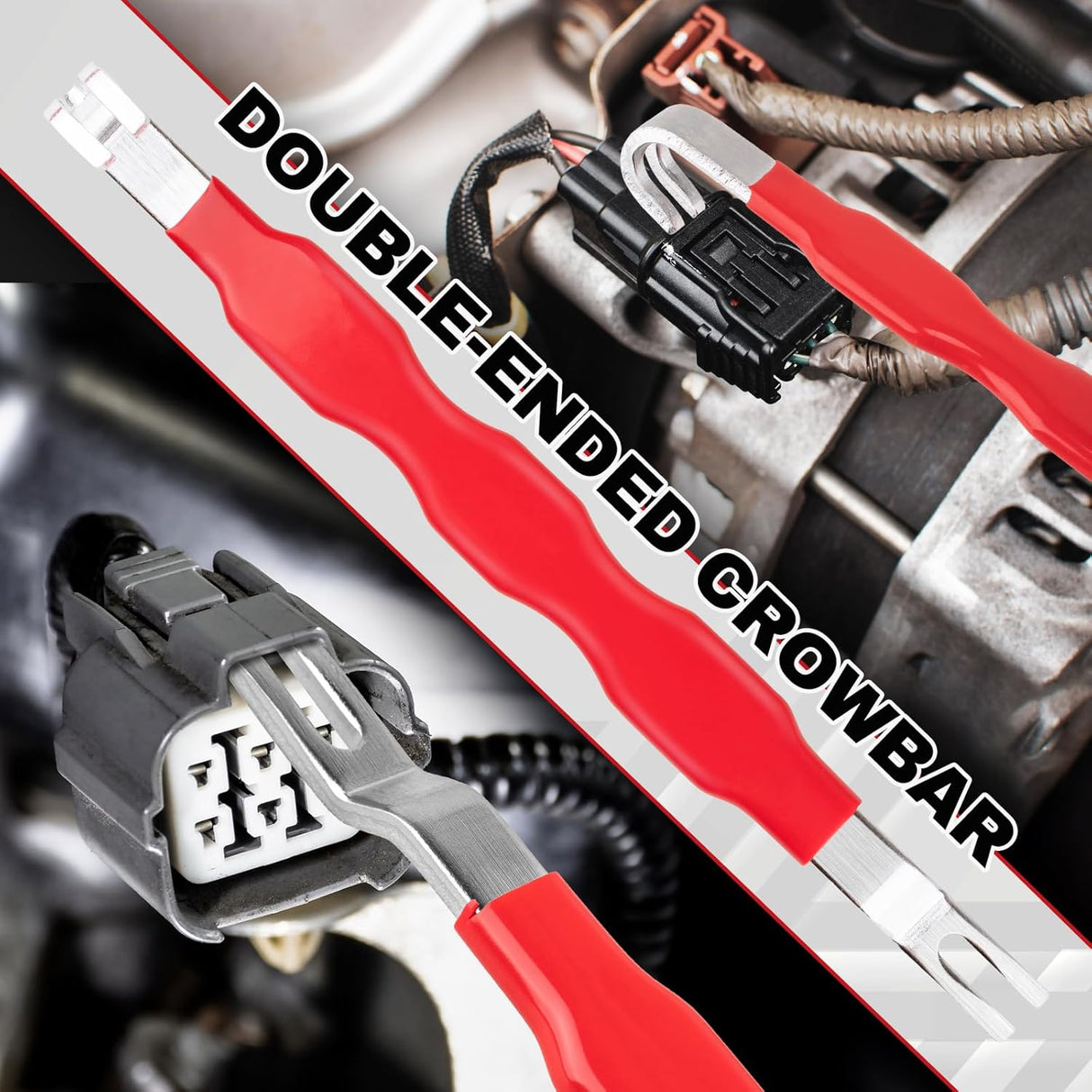 3PCS Electrical Disconnect Pliers, Upgrade Electrical Connector Pliers, Automotive Electrical Connector Removal Tool, Automotive Electrical Terminal Connector Separator Removal Tool for Cars