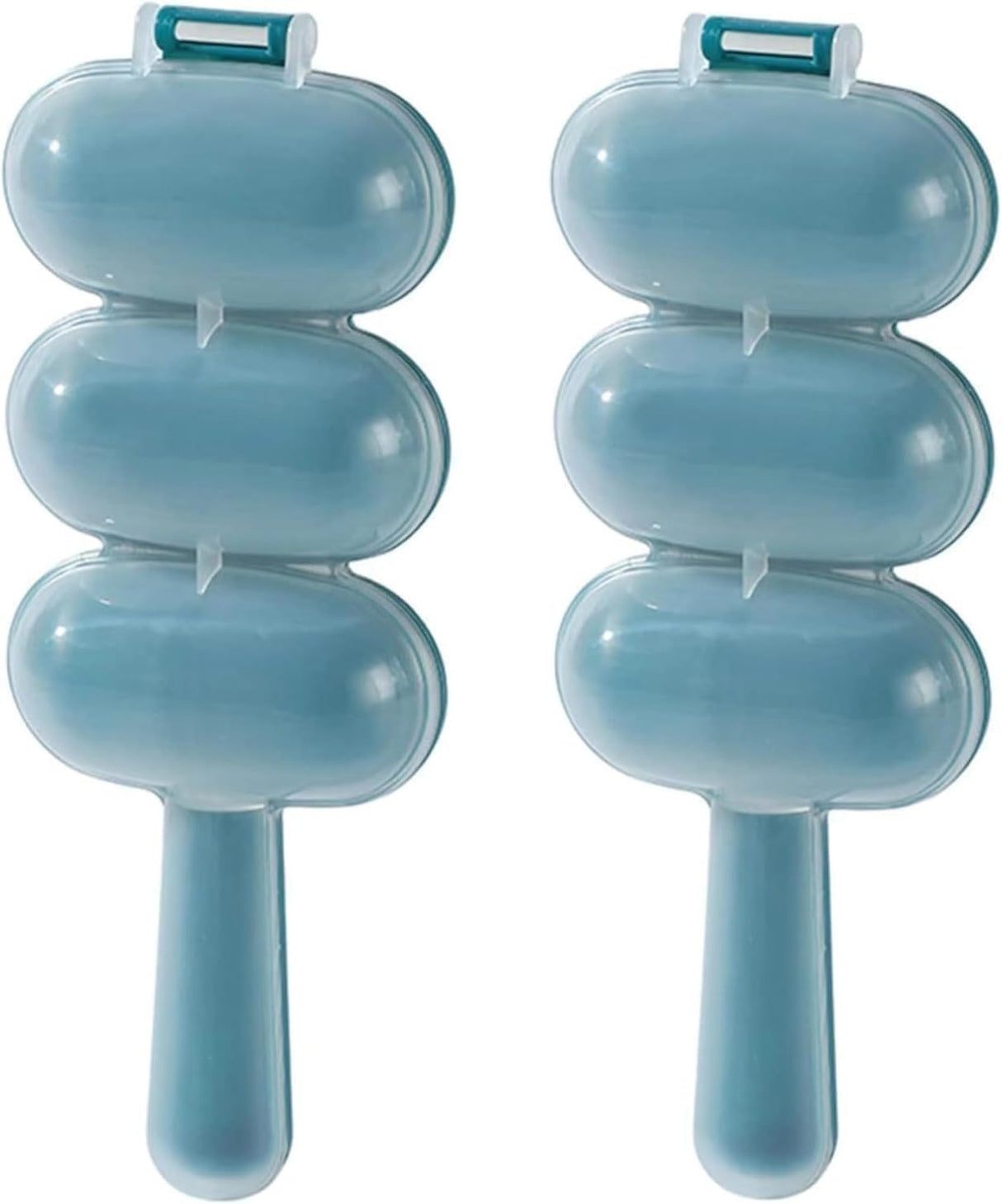 2Pcs Blue Rice Ball Maker Shake Lunch Maker Mould Rice Ball Shaker Rice Ball Mold Rice Ball Shaped Kitchen Tools and Home DIY Making Kit Sushi Plates,DIY Sushi Shake Rice Ball Mold, Specialty Plates