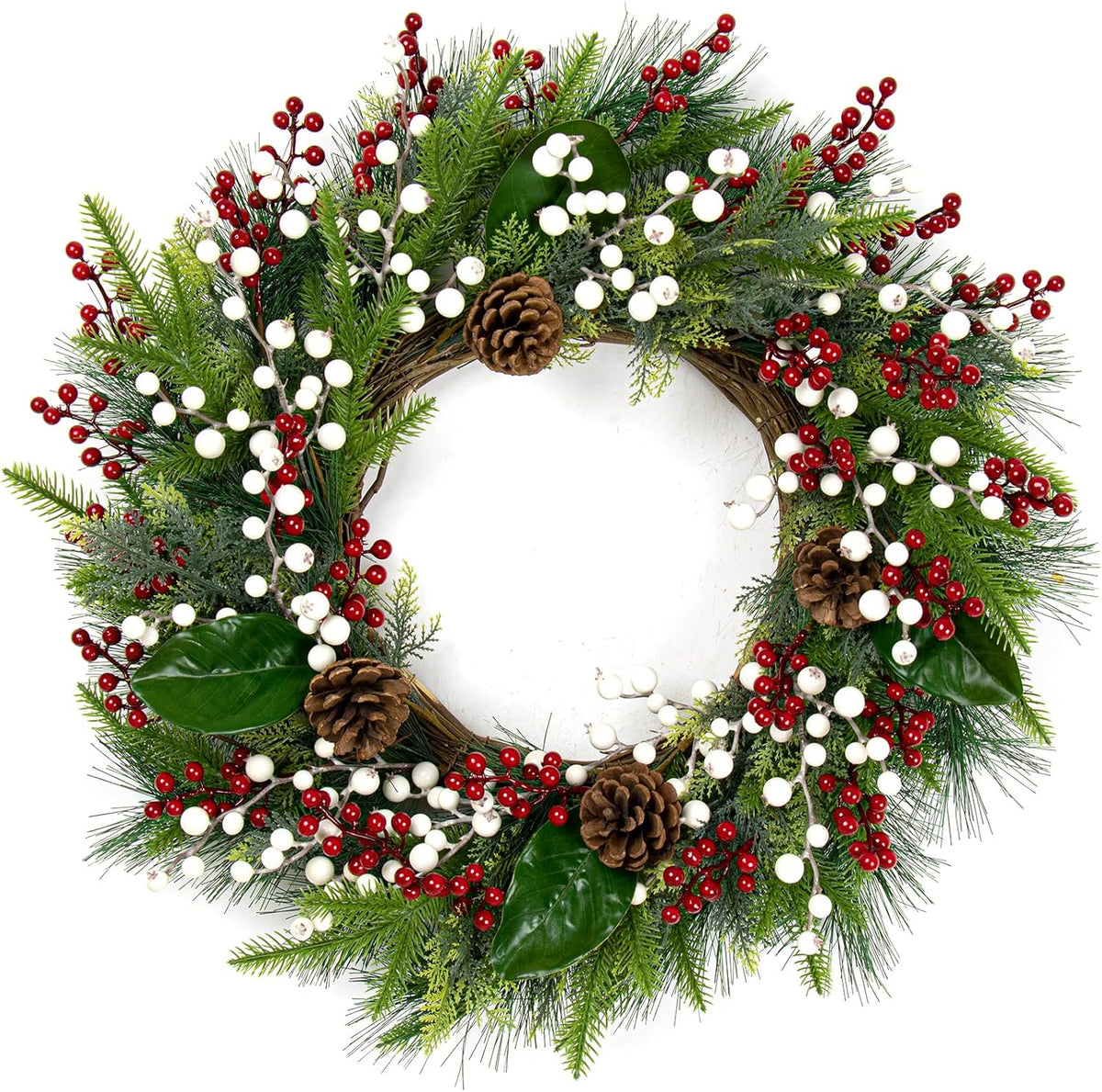 Christmas Tree Decoration - 32-pack - Artificial Red Berry Stems - 16.5 cm - Christmas Berries - Suitable for Christmas, Winter, Holiday, DIY, Decorations