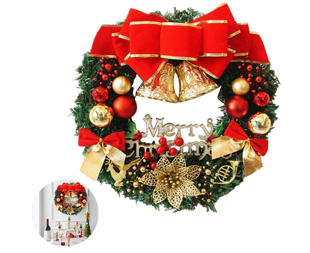 Creative Christmas Door Wreath Christmas Garland Wreaths 30cm