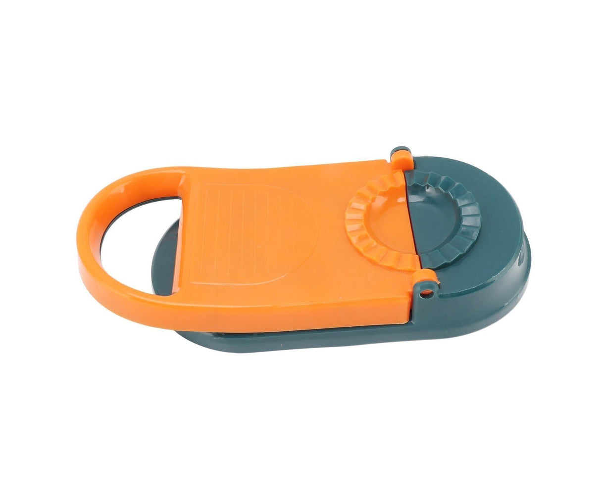 2 in 1 Manual Dumpling Maker Kitchen Dumpling Making Tool Household Multifunctional Dumpling Mold Orange