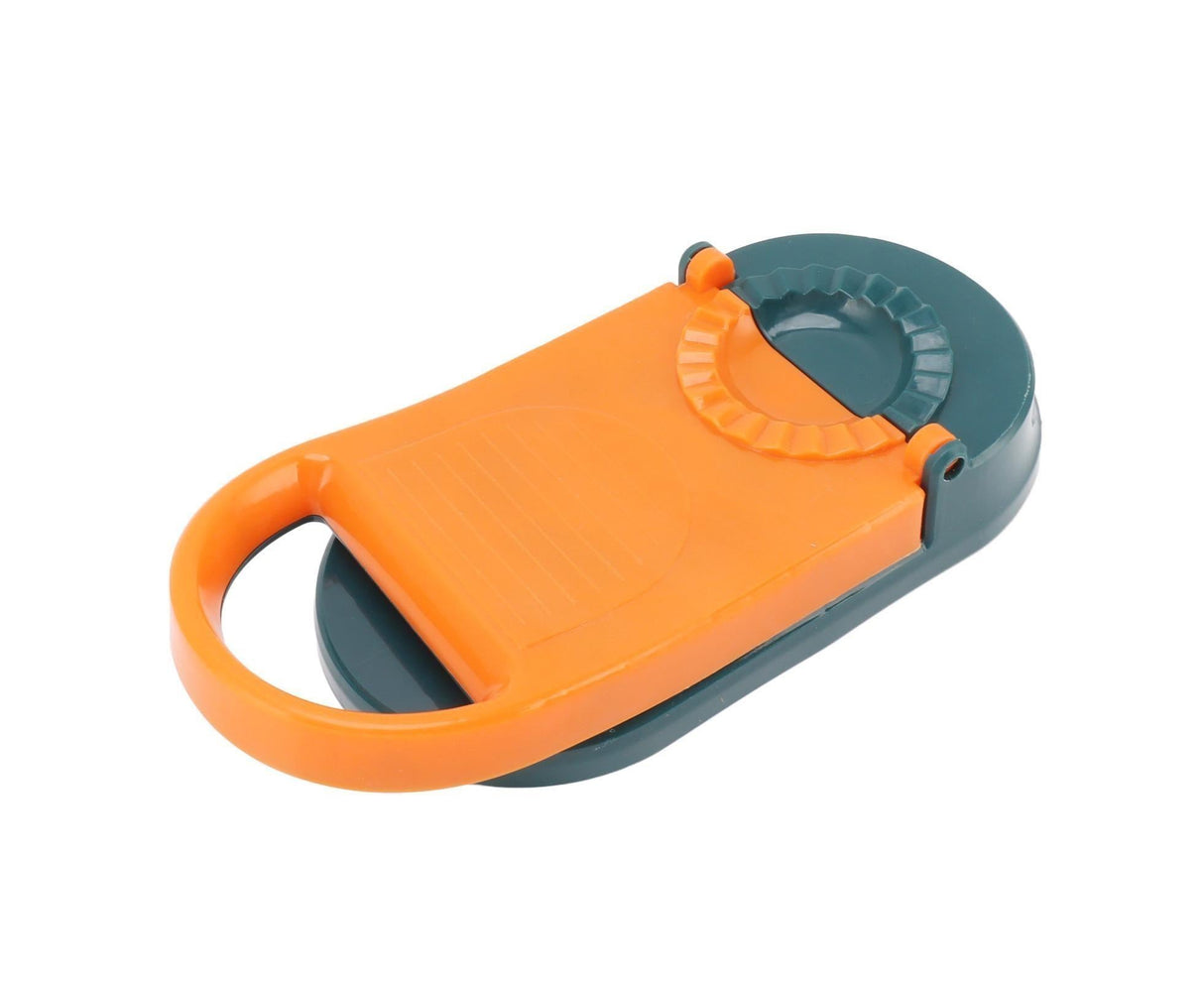 2 in 1 Manual Dumpling Maker Kitchen Dumpling Making Tool Household Multifunctional Dumpling Mold Orange