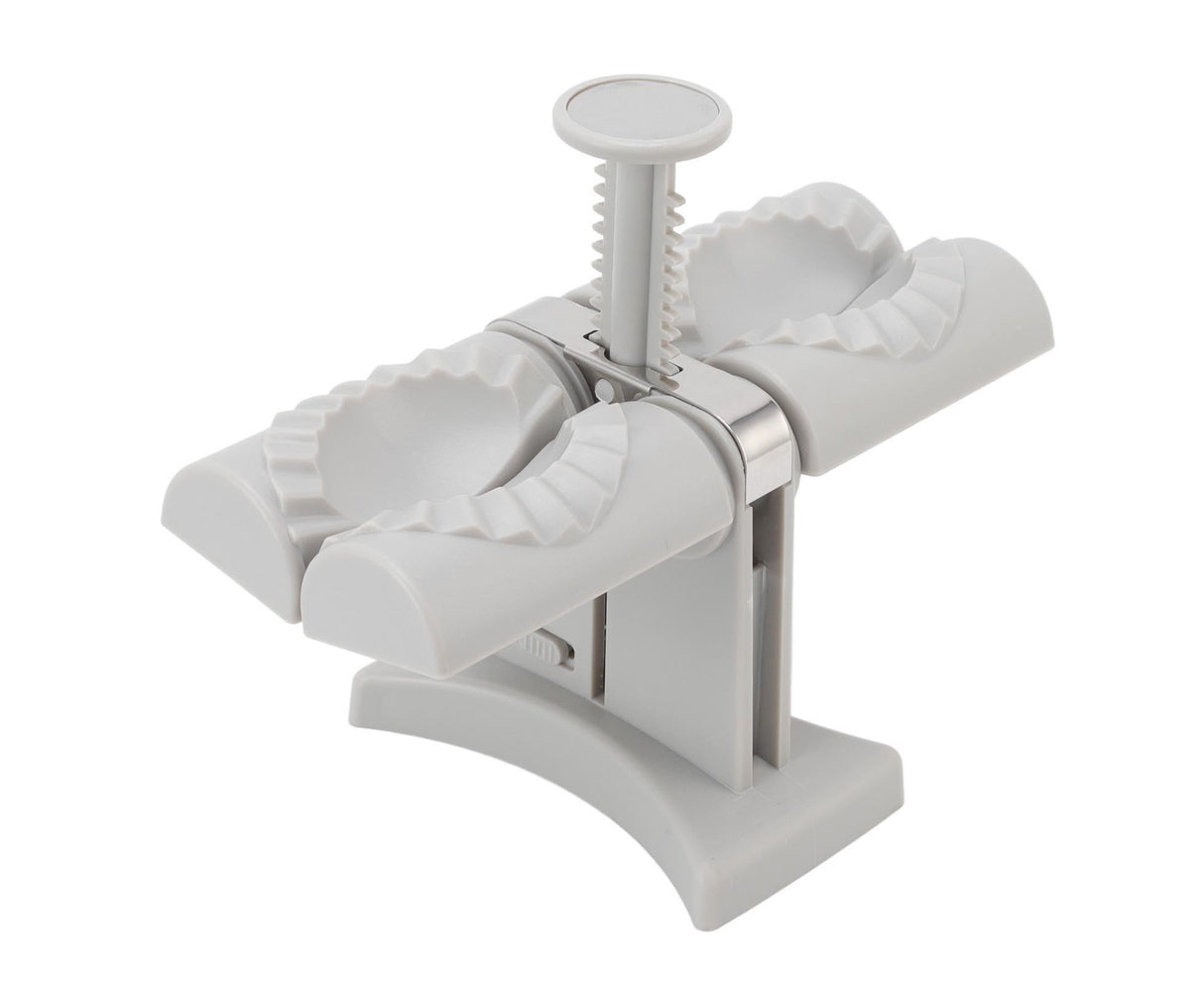 Dumpling Mold Machine Automatic ABS and Stainless Steel Double Head Dumpling Maker for Home Kitchen
