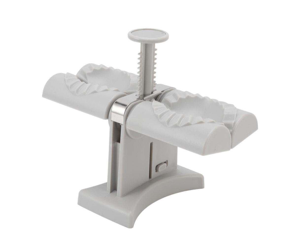 Dumpling Mold Machine Automatic ABS and Stainless Steel Double Head Dumpling Maker for Home Kitchen