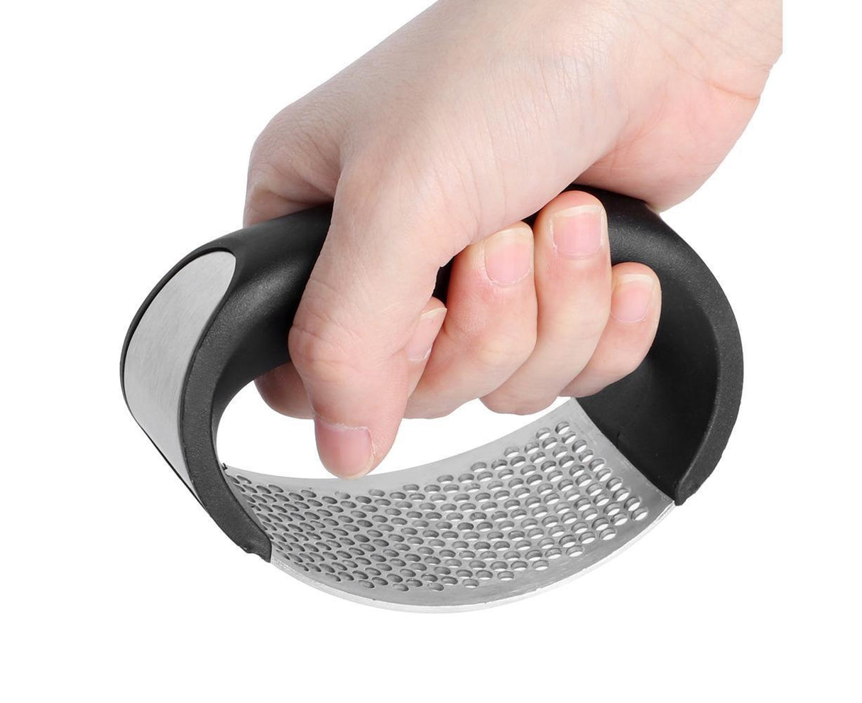 Garlic Grater Stainless Steel Manual Garlic Crusher Pressing Tool Household Kitchen Supplies