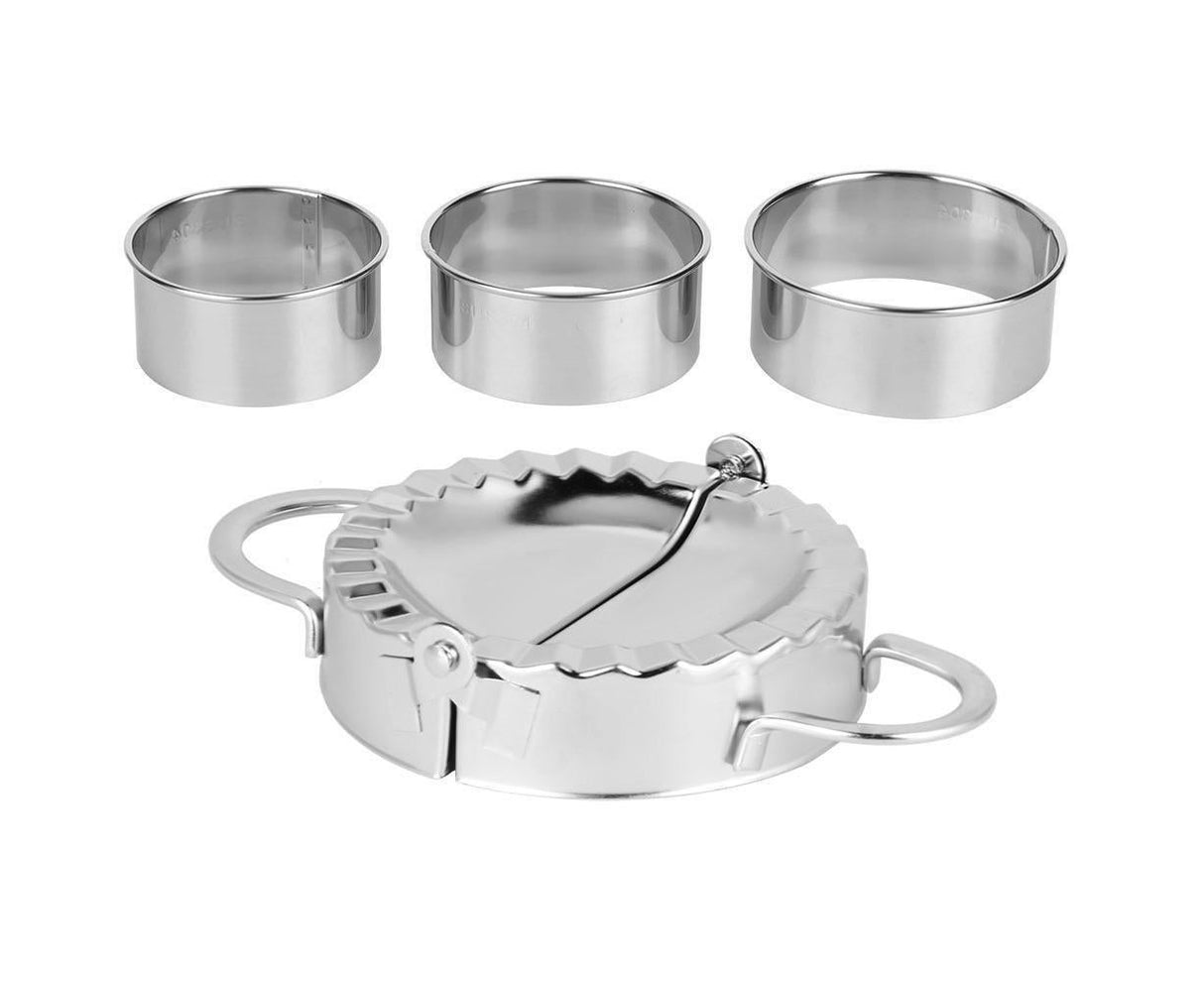 Household 304 Stainless Steel Manual Dumpling Dough Presser Maker Molds Kit Kitchen Utensils