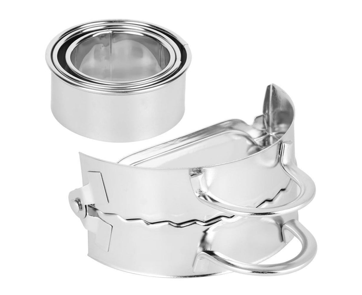 Household 304 Stainless Steel Manual Dumpling Dough Presser Maker Molds Kit Kitchen Utensils