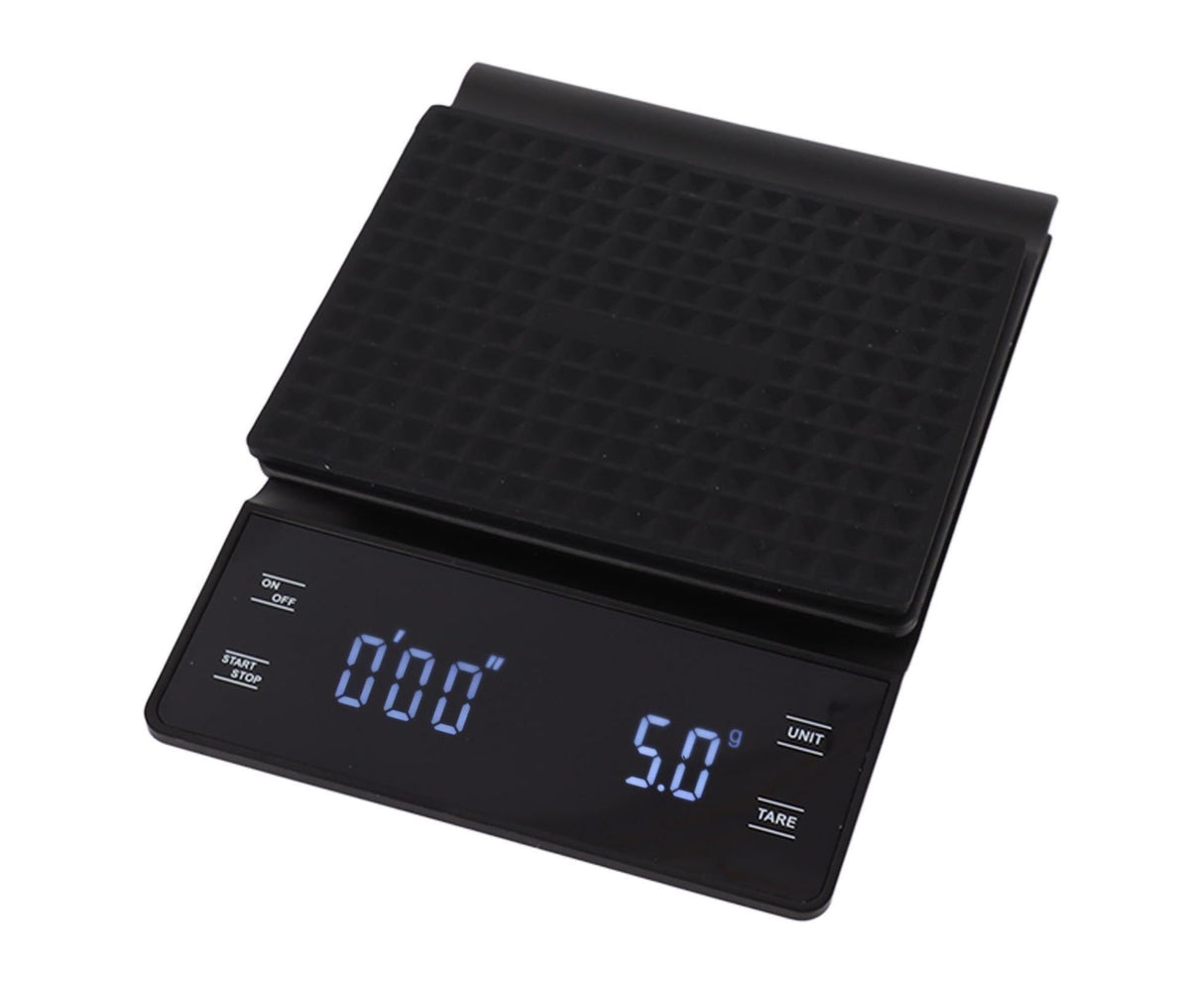 Kitchen Touch Screen Electronic Coffee Scale with Timer 3kg Multi Functional Kitchen Scale