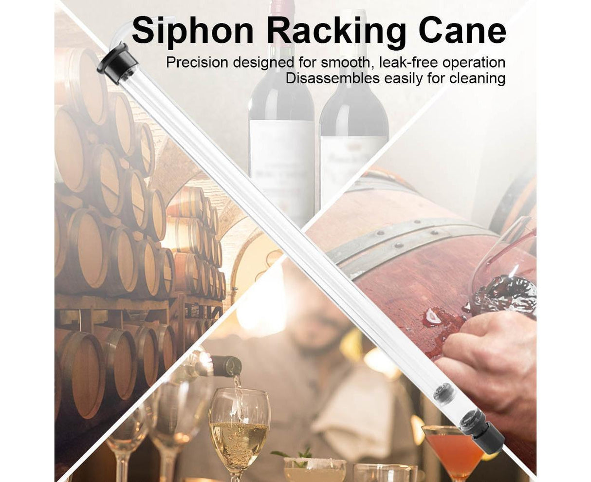 Siphon Tube Filter 35cm Auto Home Kitchen Tool for Beer Wine Bucket Fit for Household Making Wine