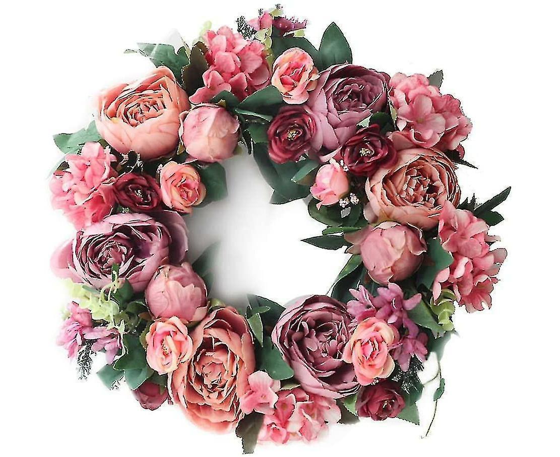 Christmas Wreath Thanksgiving Wreath Deep Red