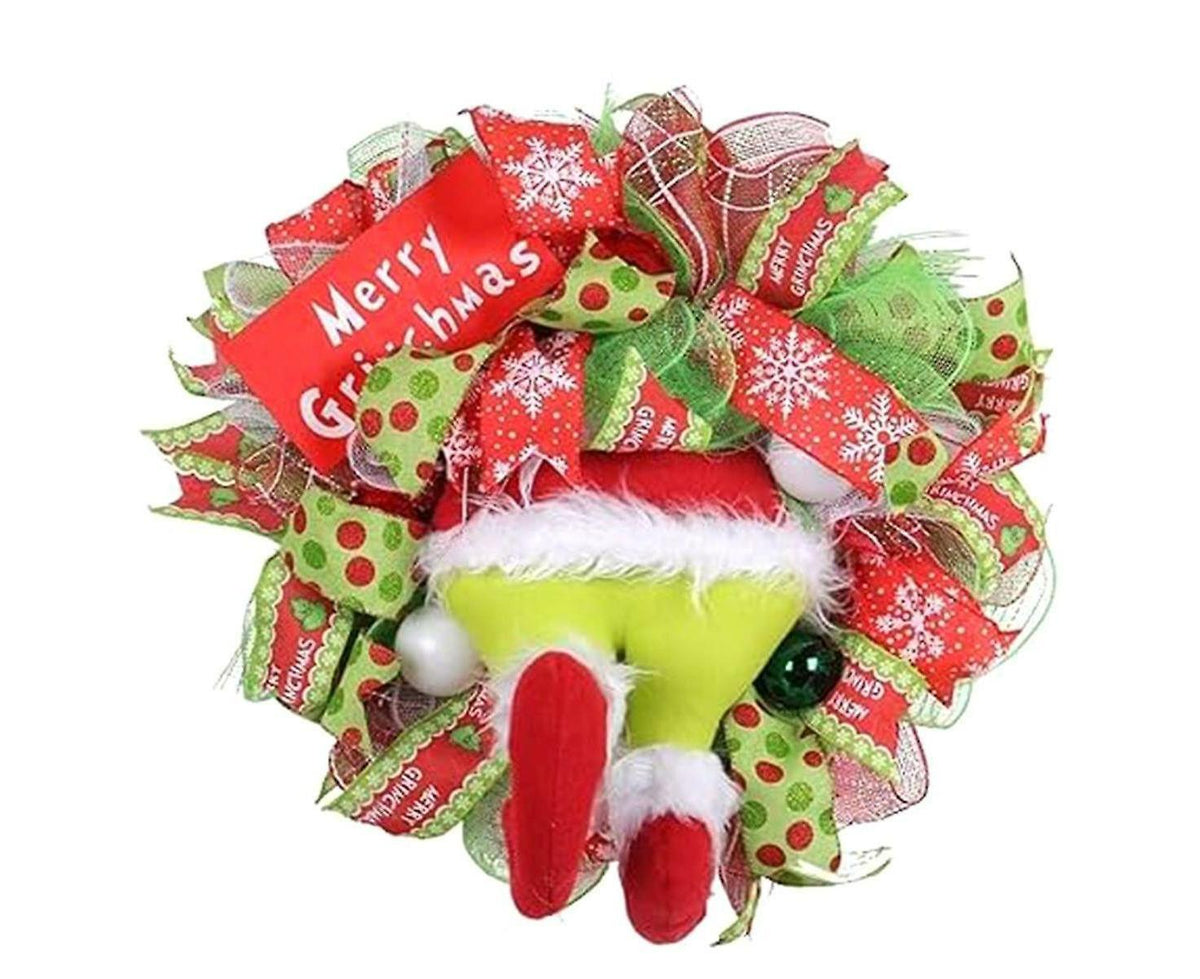 Christmas Wreath,artificial Christmas Wreath, Christmas Front Door Wreath, Outdoor Christmas Wreath