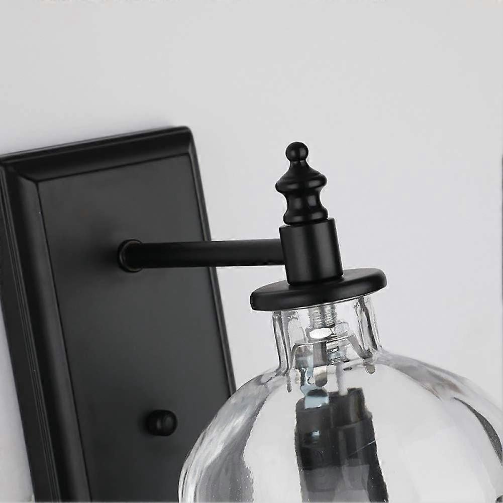 Creative Vintage Industrial Glass Skull Head Wall Sconce Retro Indoor Wall Sconce Lights