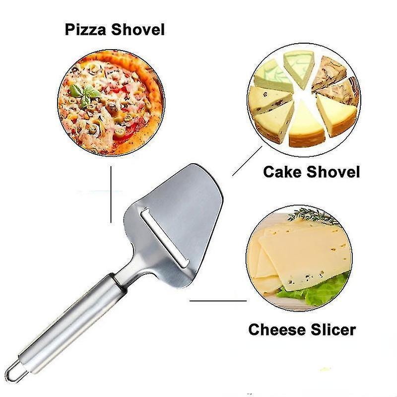 Silver Stainless Steel Cheese Peeler Slicer Cutter Butter Slice Cutting Knife Kitchen Cooking Tools