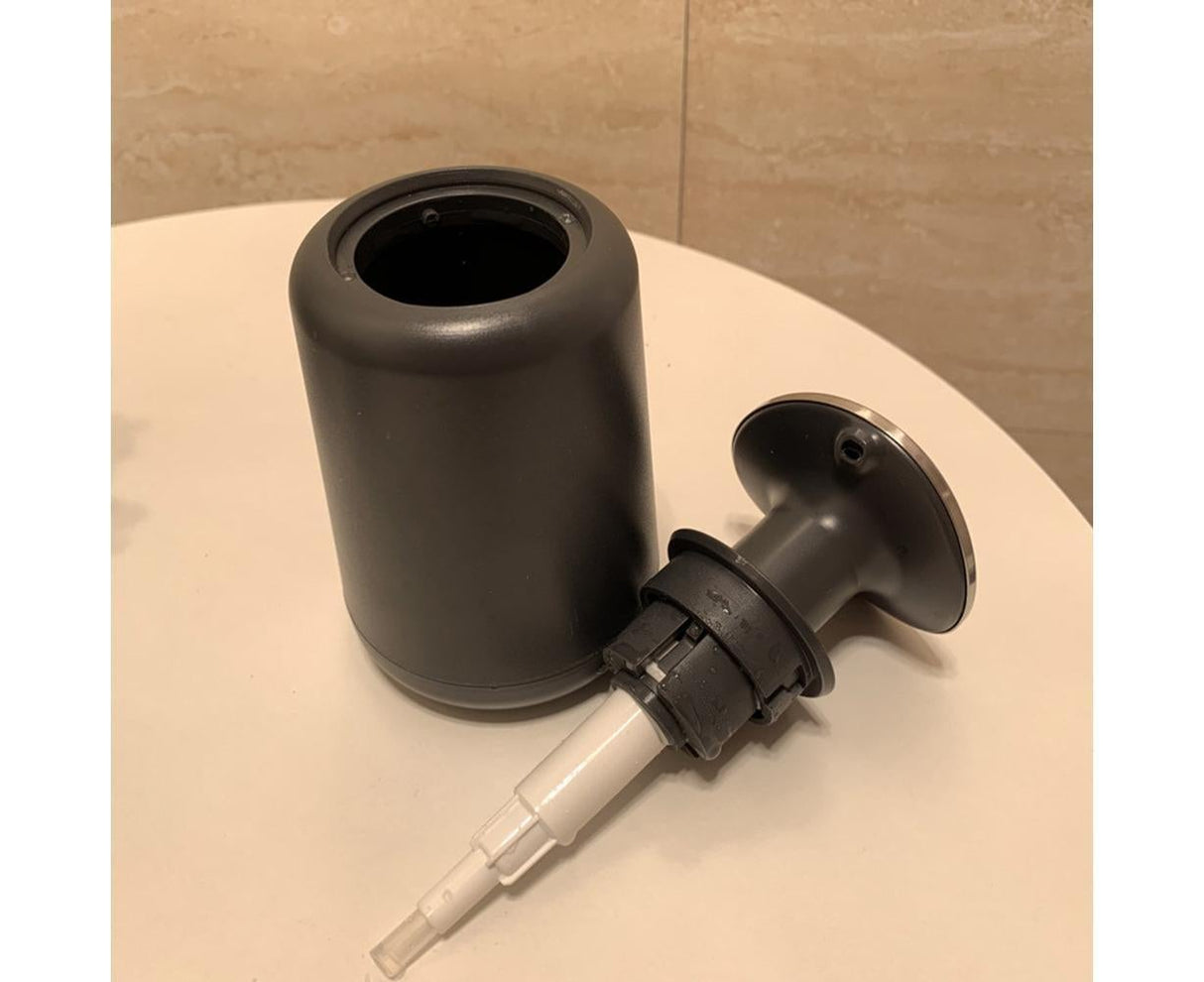 Bathroom Kitchen Lotion Shampoo Liquid Soap Dispenser Plastic Storage Bottle-Black