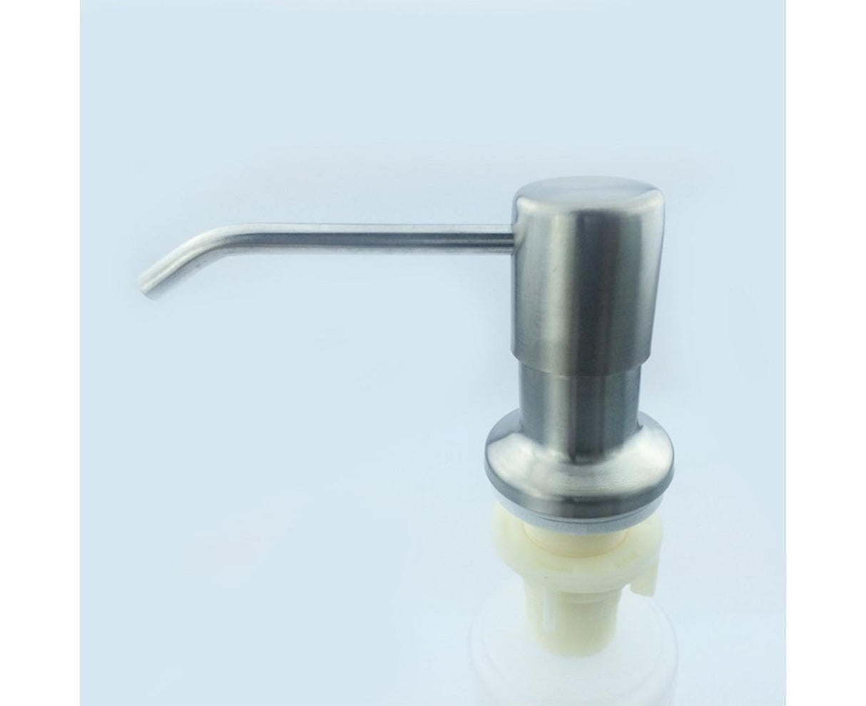 Kitchen Bathroom Stainless Steel Pump Lotion Sink Soap Dispenser Press Bottle
