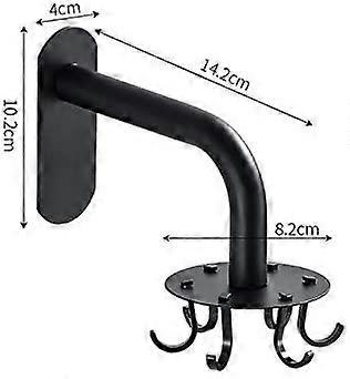 Kitchen Utensil Holder 360 Rotating Storage Hook, 8 Under Cabinet Hooks Kitchen Utensil