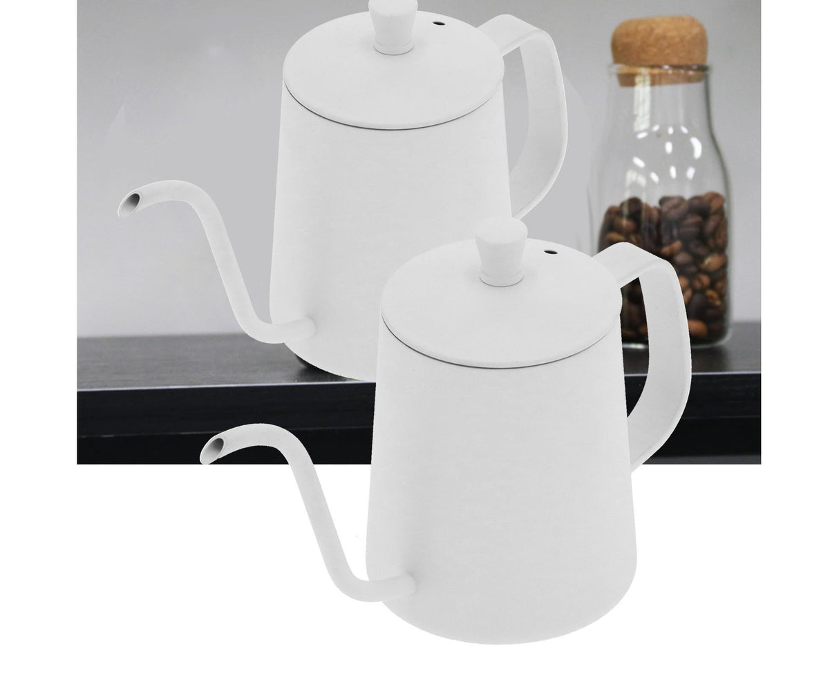 350ml Gooseneck Coffee Kettle, Stainless Steel Long Spout Tea Pot for Home or Office