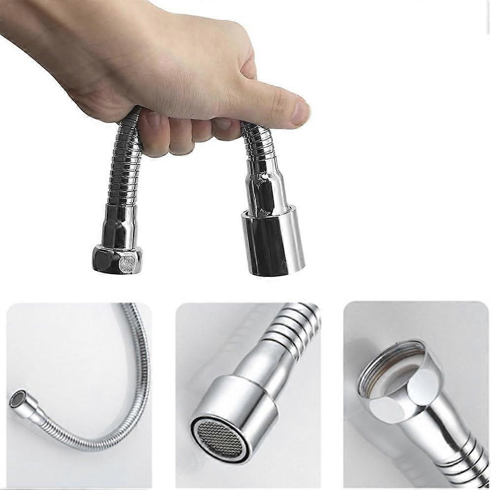 20CM Faucet Extender, Kitchen Sink Faucet Extender, Kitchen Faucet Extension, Faucet Sprayer Extension, 360 Kitchen Faucet Extension, Flexible Kit