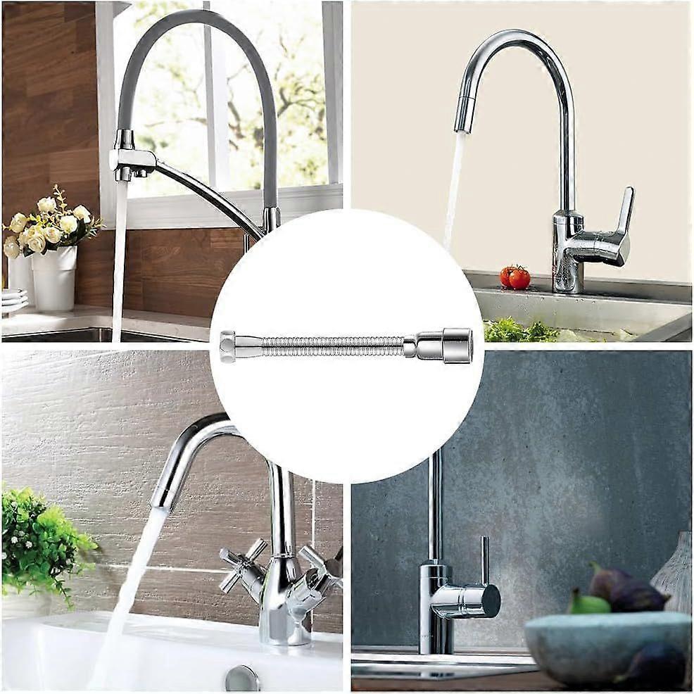 20CM Faucet Extender, Kitchen Sink Faucet Extender, Kitchen Faucet Extension, Faucet Sprayer Extension, 360 Kitchen Faucet Extension, Flexible Kit