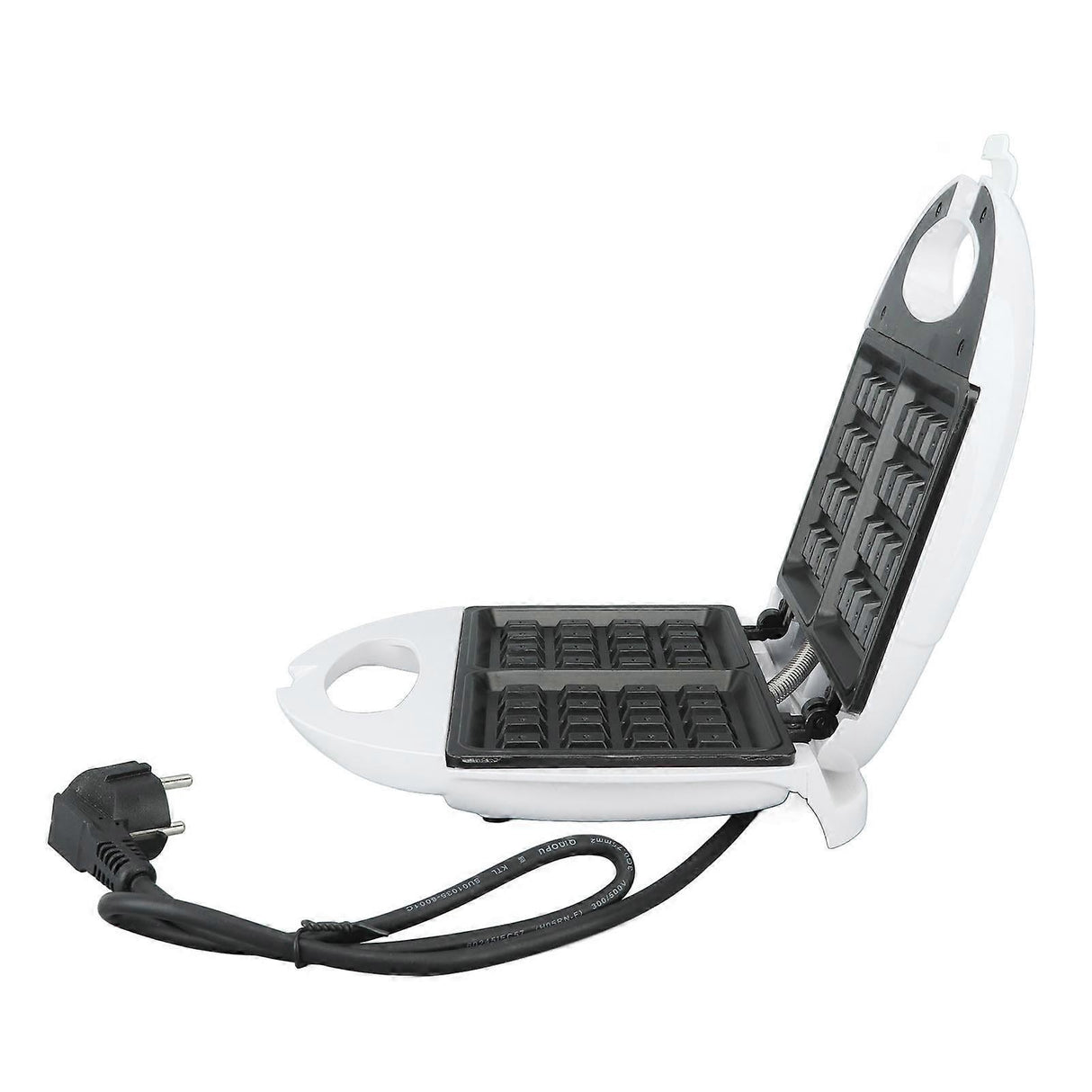 750W Mini Waffle Maker - Nonstick Aluminum Alloy Waffle Iron for Breakfast, Easy to Use
