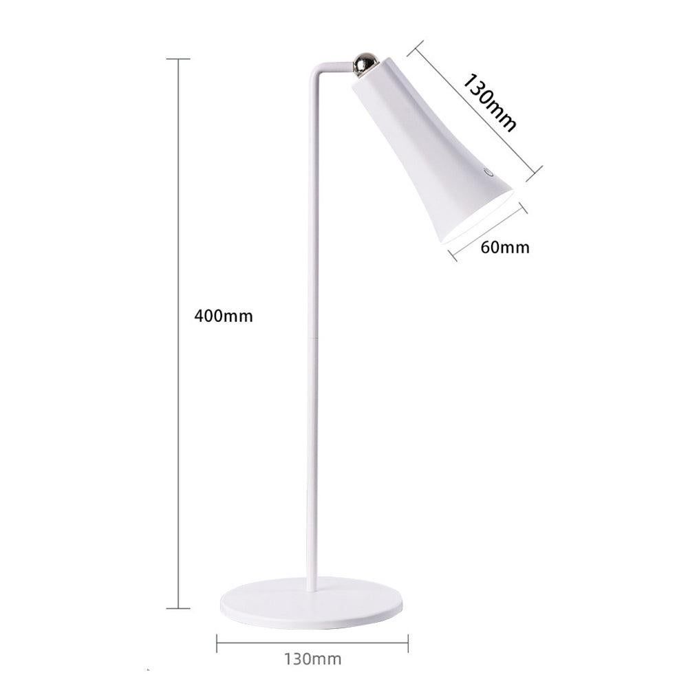 4-in-1 Wireless Touch Control Night Light Multifunctional Desk Lamp Clamp Light Wall Light Emergency Lamp White