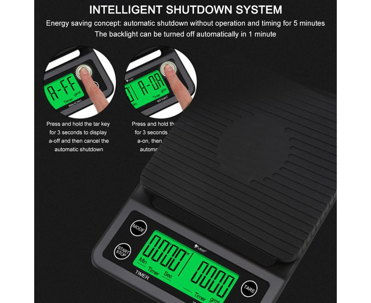 Electric Kitchen Scale - Coffee Scale - Mini Platform